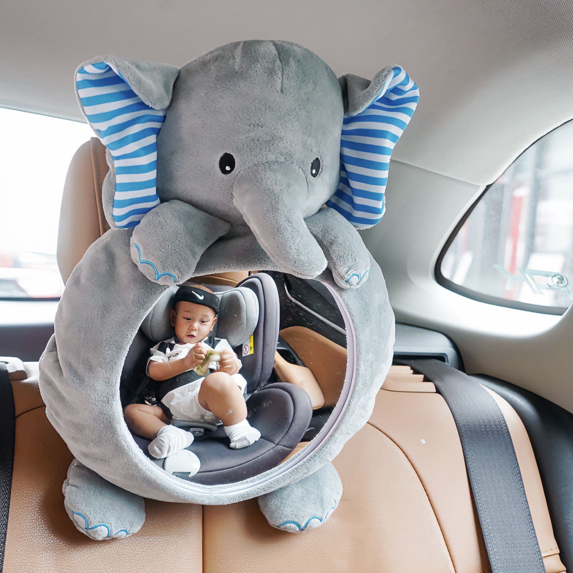 Ins car safety seat baby rearview mirror baby observation mirror anti-drop acrylic wall decoration mirror