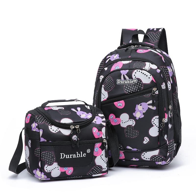 Cross-border school bag with lunch box Amazon foreign trade South America 2026 student backpack