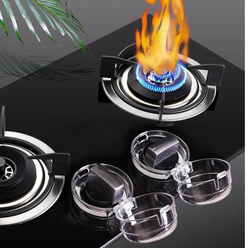 Gas Stove Knob Protective Cover, Anti-Misoperation Gas Stove Switch Cover, Adhesive Natural Gas Knob Switch Cover
