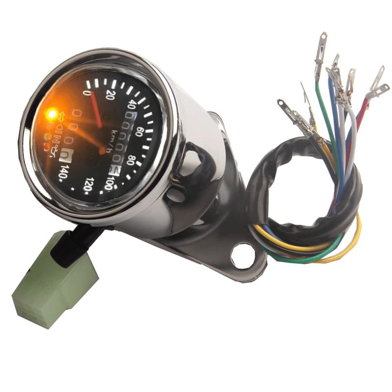 Motorcycle dashboard modification, odometer, speedometer, mileage, CG125 Jialing off-road accessories, retro four lights