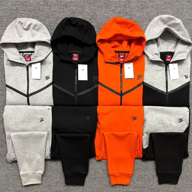 Cross-border popular Nk spring and autumn heavyweight knitted hooded sports windproof versatile casual running coat jacket sweatshirt