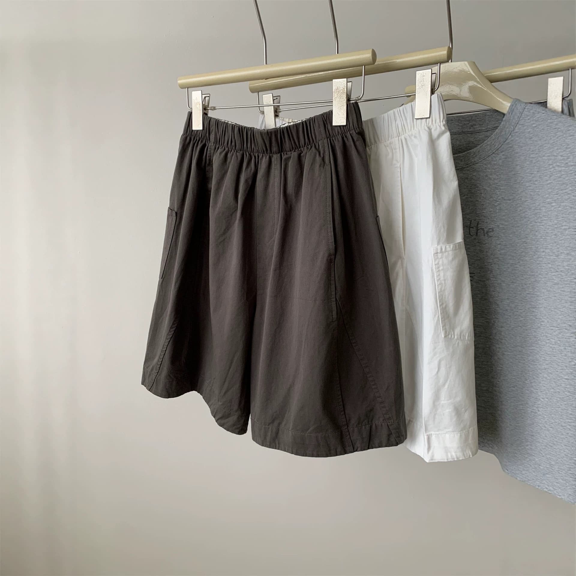 Japanese Retro Pure Cotton Shorts for Women, Designer Patchwork A-Line High-Waist Hot Pants, 26 Summer Korean Wide-Leg Casual Pants