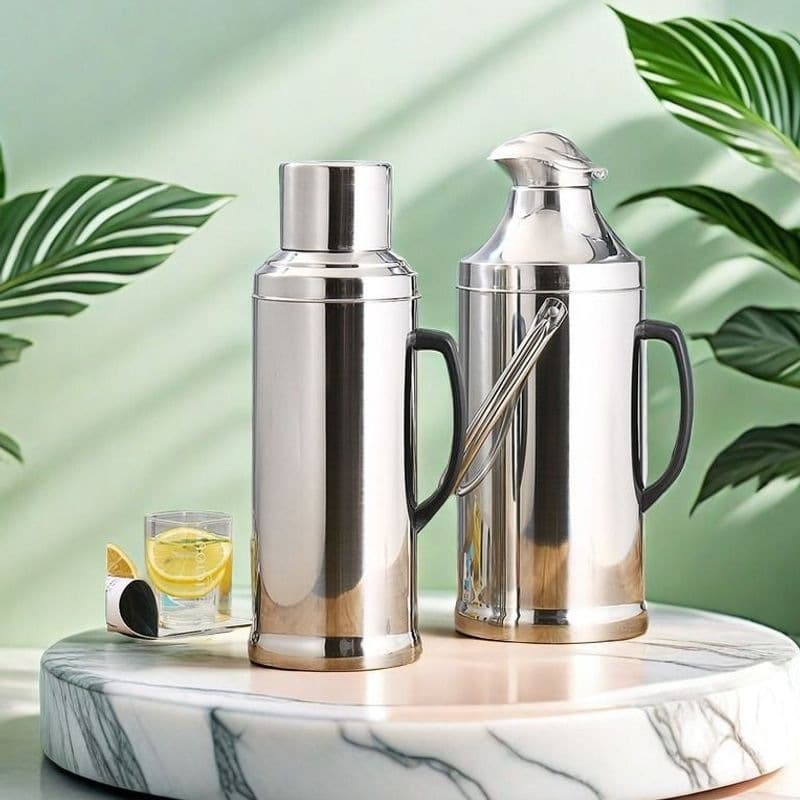 Stainless Steel Thermos Shell, Bottle Cover, Insulated Water Bottle Shell, Hot Water Bottle Shell, Tea Bottle Shell, Large Capacity