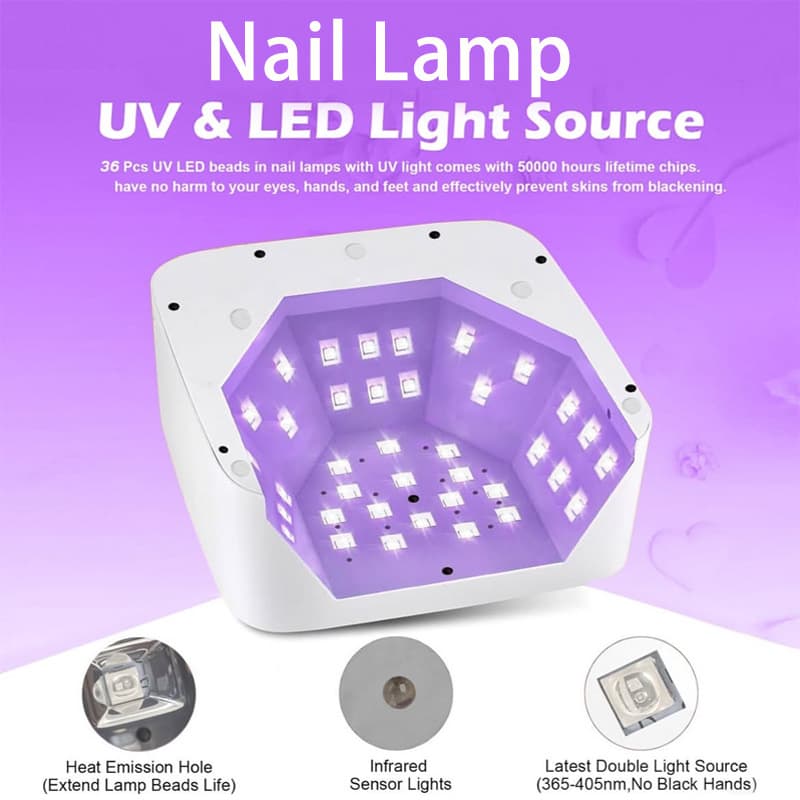 Cross-border SunX5Plus Nail Lamp, UV Nail Lamp, Gel Nail Curing Lamp, UV Nail Dryer