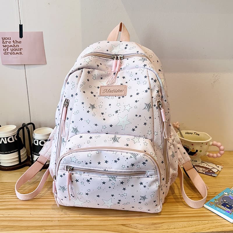 2026 New Small Fresh Primary and Secondary School Bags Female College College Student Backpacks Forest Series Large Capacity Double Backpacks