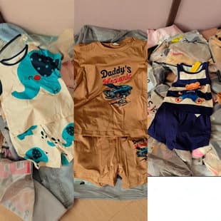 SHEIN Set, Foreign Trade Cross-Border Source Mixed Assortment Fashion Kids Clothing Mix-and-Match Trendy Factory Low-Price Wholesale
