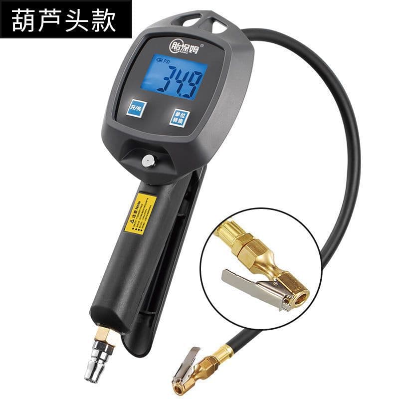 High-precision tire pressure gauge, automotive air pressure gauge, air inflation gauge, shockproof, drop-resistant, high-pressure resistant air pressure gauge