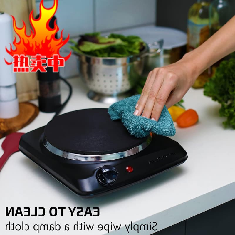 Factory OVENTE - Cast iron electric burner for outdoor use