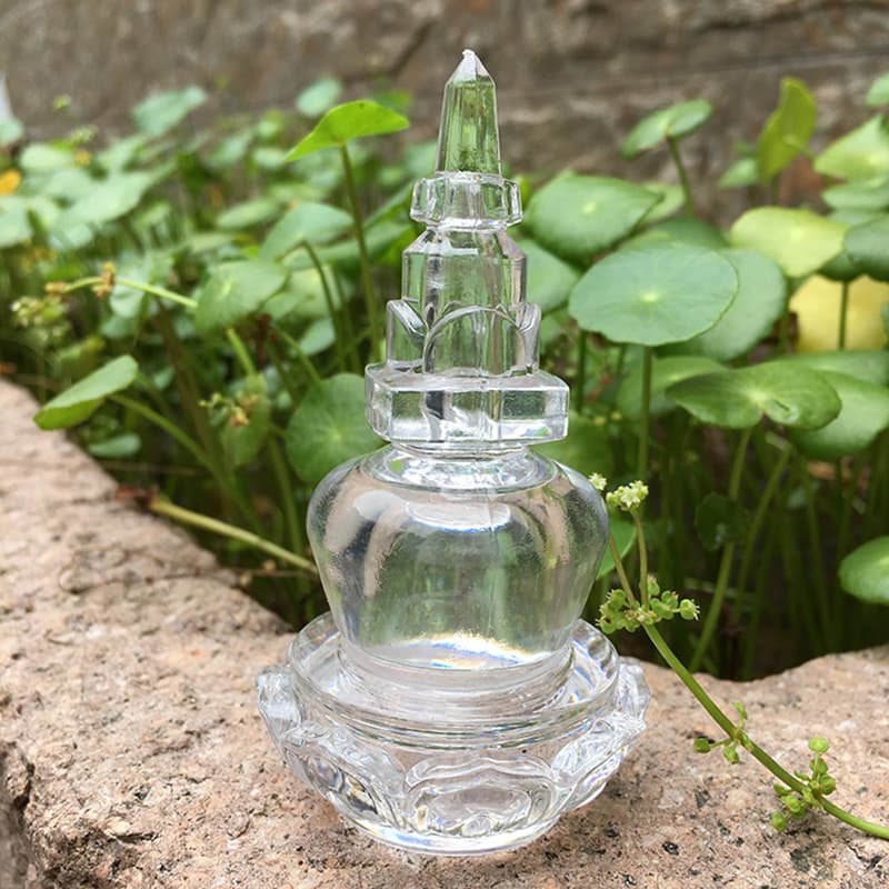 Scenic Area Transparent Treasure Box Seal Pagoda Acrylic Stupa, Tourist Souvenir