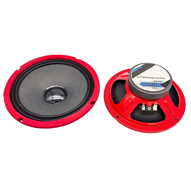 6.5-inch speaker, 165mm diameter, round external magnet, 4 ohms, 100W/200W multimedia trolley case speaker.