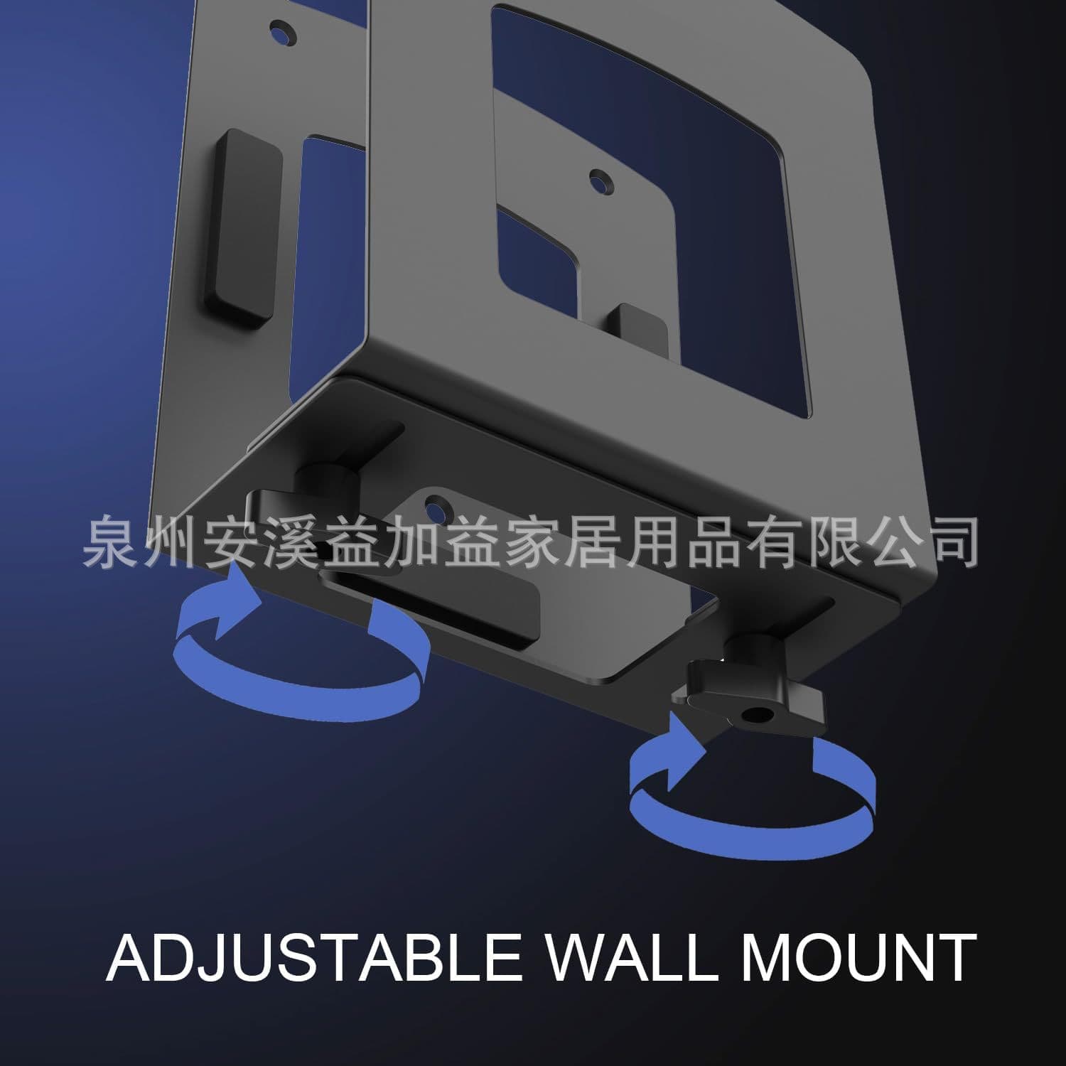 Cross-Border New Adjustable Wall Mount Bracket for Small Electronic Devices Universal Stand for Mini Computers and Gaming Consoles