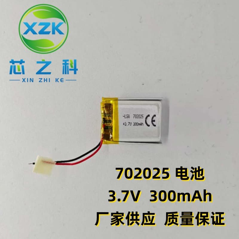 Polymer Lithium Battery 702025 3.7V 300mAh for Humidifier Dog Trainer Bluetooth Speaker Massager
