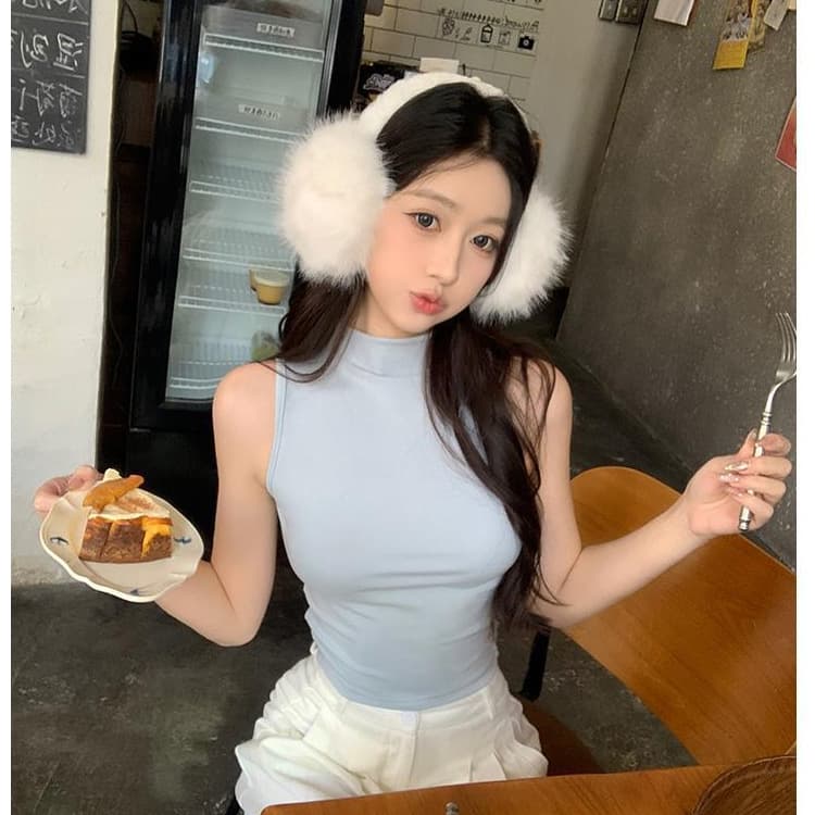 European and American Hot Girl Pure Desire Style Slim Sleeveless Vest Women 2025 Summer New Versatile Fitted Cropped Top