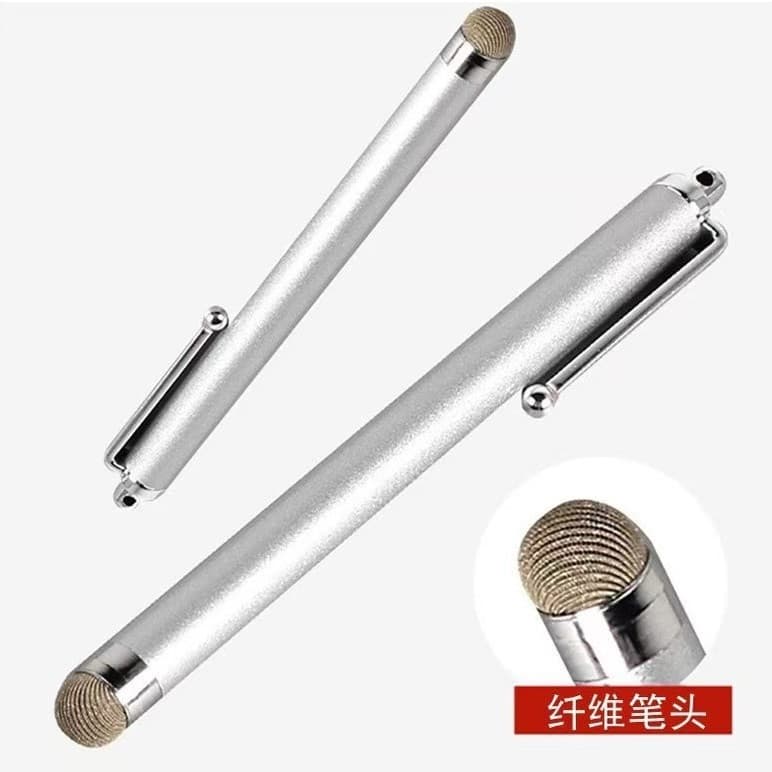 9.0 Conductive Fabric Tip Universal Touch Stylus Paint Touch Pen Capacitive Pen Metal Phone Stylus Pen Wholesale