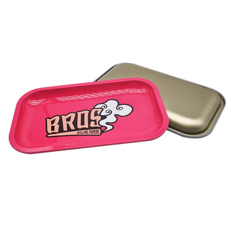 Factory clearance stock BROS 27*16 round tinplate rolling tray, tobacco collection hand-rolling tray