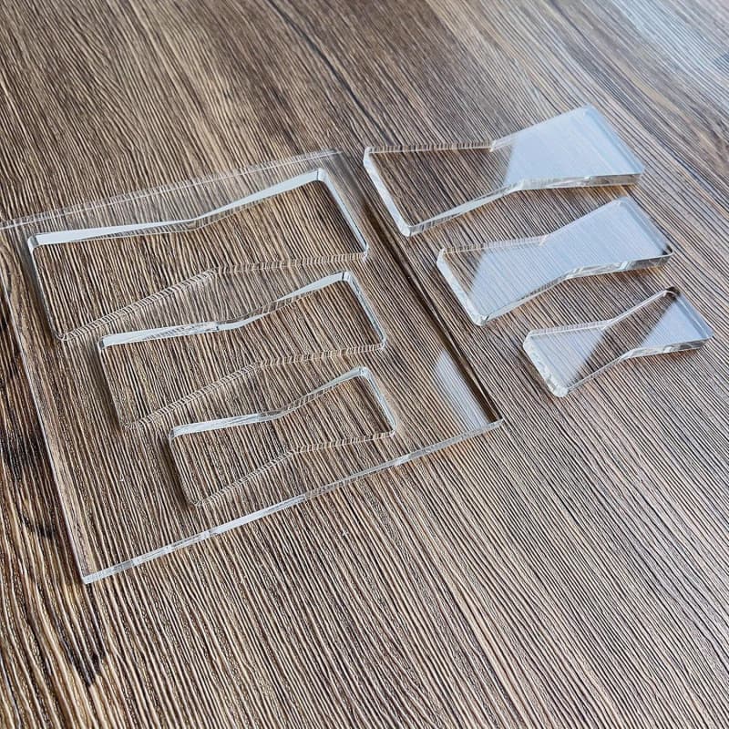 Bow Tie Router Template Set, Clear Acrylic Template, Woodworking Router Template Acrylic