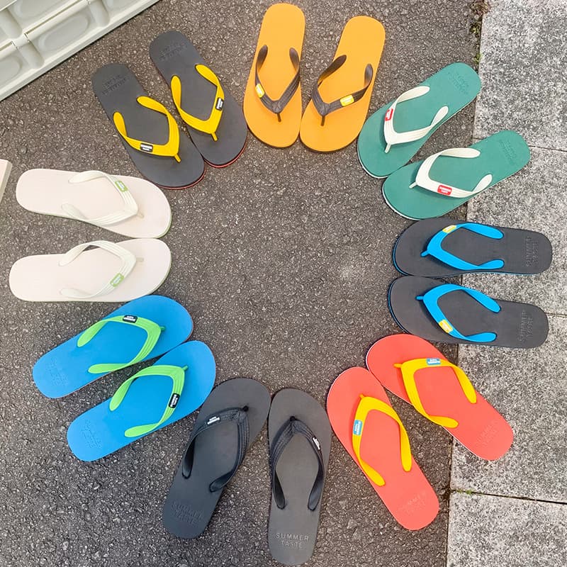 2026 New Summer Men's Flip-flops, Fashionable Toe-clip Sandals, Outdoor Wear, Beach Sandals, Stylish Non-slip Sandals for Students