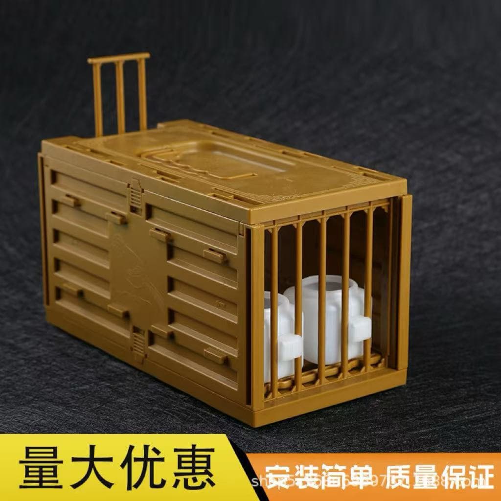 Factory Thrush Row Cage Small Bird Cage Travel Cage Portable, Detachable and Easy to Assemble Breathable Bird Cage