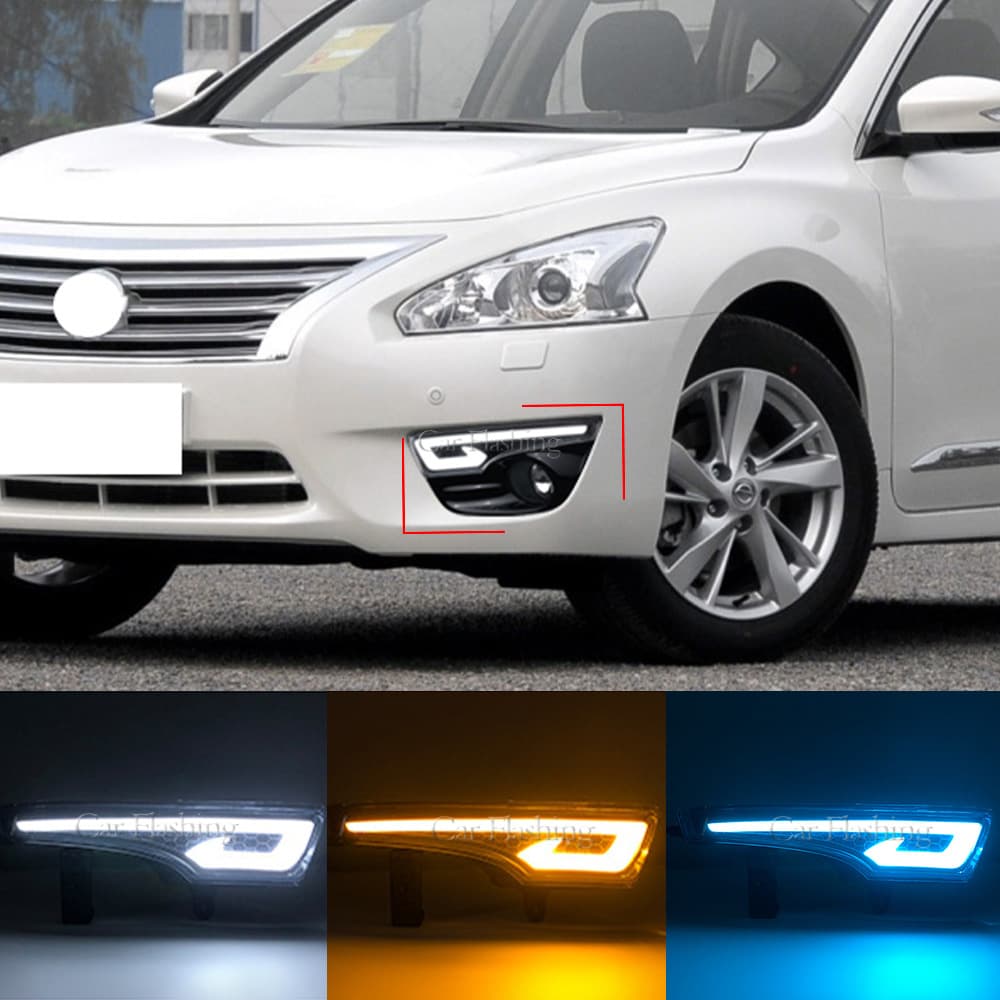 Suitable for Nissan 13-15 TEANA Daytime Running Lights Duke TEANA Modified Daytime Running Lights Sequential Turn Signals