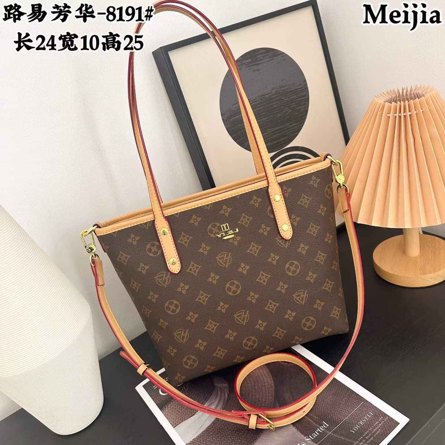 Luyifanghua Cross-border Hot-selling Women's Bag 2026 New Letter Print Shoulder Handbag bags Wholesale