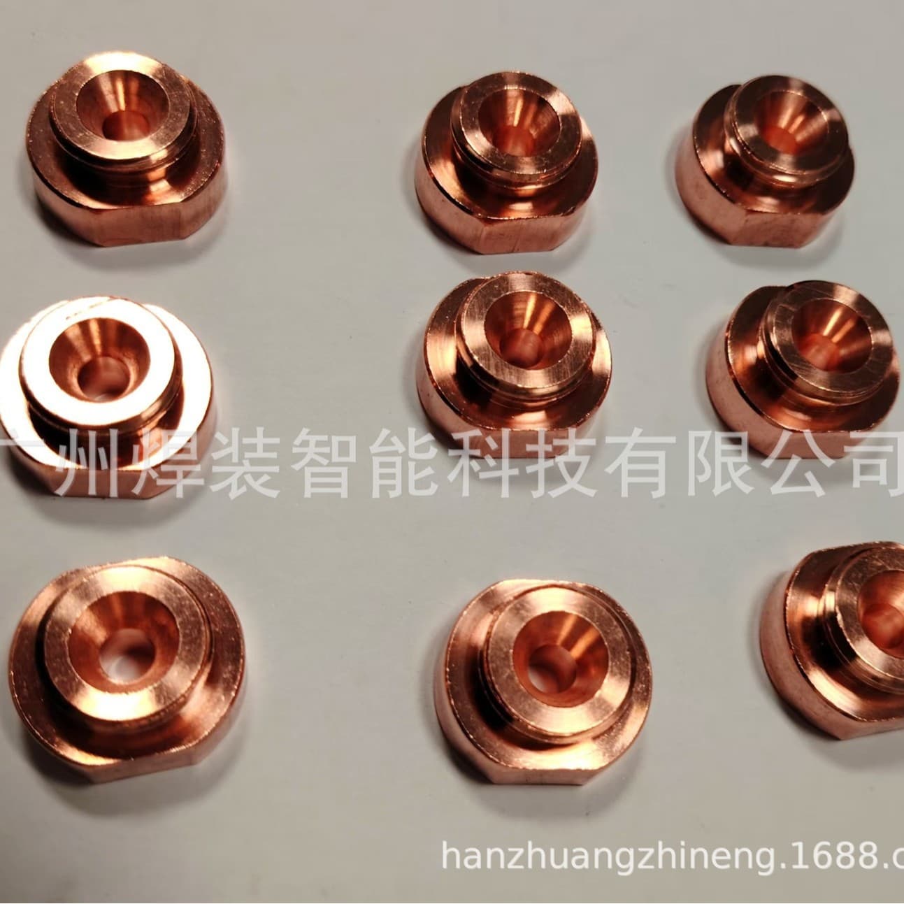 Custom Welding Machine Chromium Zirconium Copper Nut Lower Electrode Cover Electrode Seat Cap Source Processing Manufacturer Spot Welder Customization