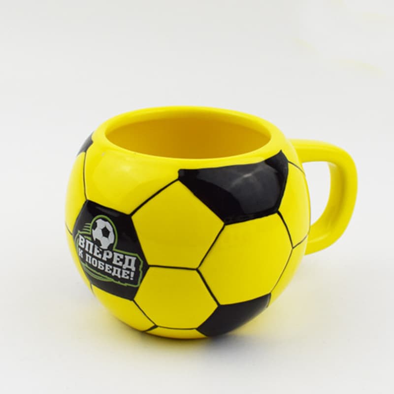 Creative Football World Cup Gift Ceramic Mugs Water Cups Irregular Shape Eco-Friendly Single Layer Home Use Cups