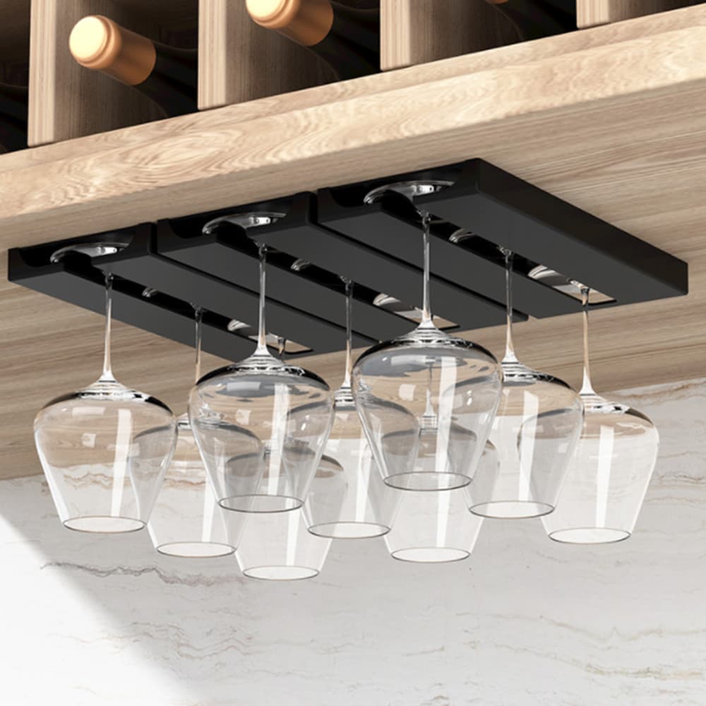Wrought Iron Upside Down Wine Glass Rack Home Kitchen Stemware Holder Decorative European Style Creative Wine Glass Hanging Rack