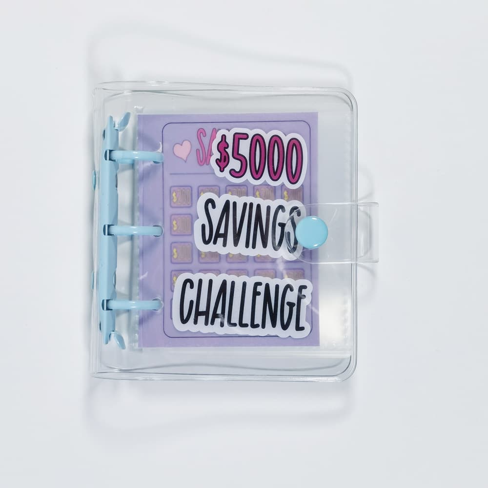 Cross-border Budget Binder Savings Pouch Cash Loose-leaf Mini Savings Binder Money Saving Challenge Savings Challenge Book