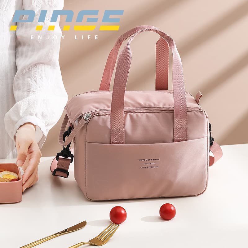 New Cross-Border Lunch Bag Insulated Tote for Students, High-Aesthetic Lunch Bag for Office Workers, Aluminum Foil Waterproof