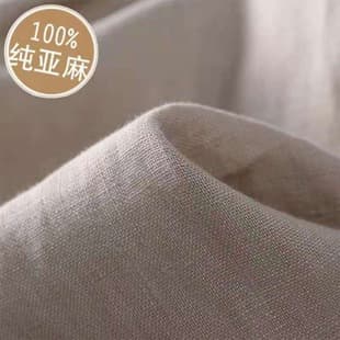100% Pure Linen Men's Pants Summer Lightweight 9-Length Solid Color Versatile Casual Pants Chinese Style Linen Trousers