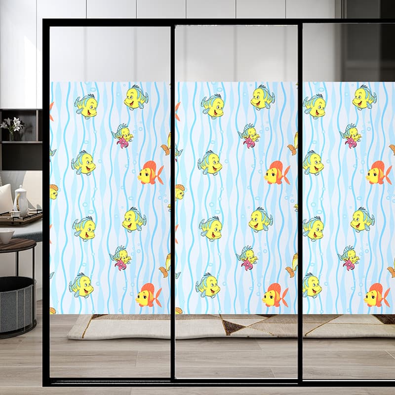 Translucent/Opaque Self-Adhesive Window Sticker, Heat Insulation Frosted Glass Film, Balcony/Bathroom Blackout Window Sticker