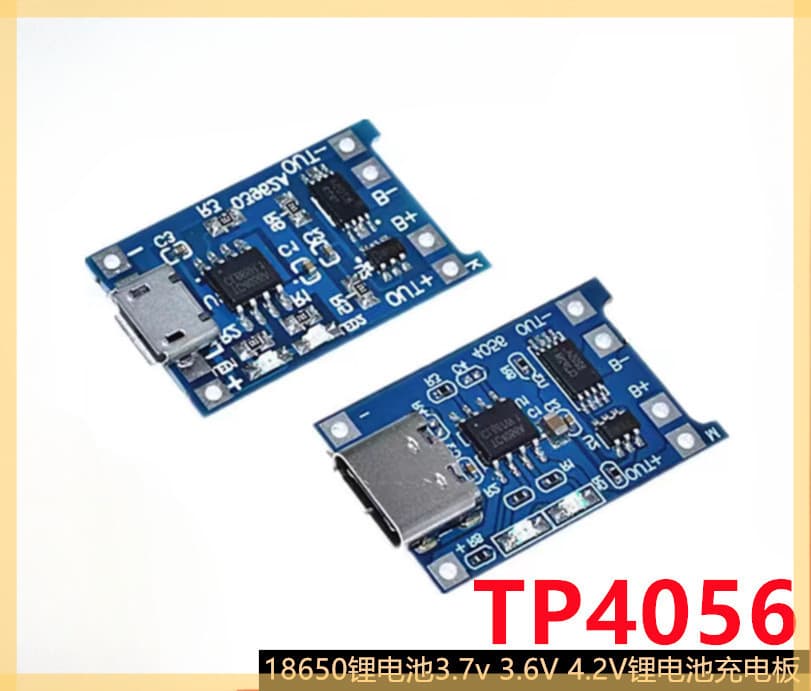Tp4056 | 18650 Lithium Battery 3.7V 3.6V 4.2V Lithium Battery Charging Board 1A Overcharge and Over-Discharge Protection
