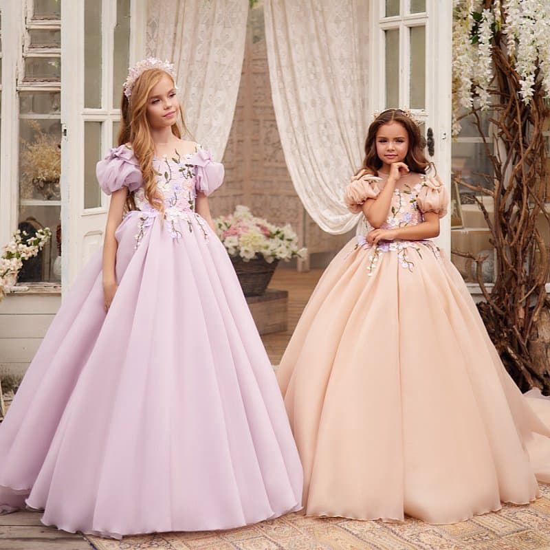 2026 New Long Tail Dress Performance Host Catwalk Princess Purple Haute Couture Evening Dress Birthday Party Dress