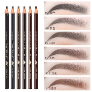 Hengsi 1818 Thread Eyebrow Pencil Waterproof Sweat-Resistant Fade-Proof Natural Color, Factory Direct Stock