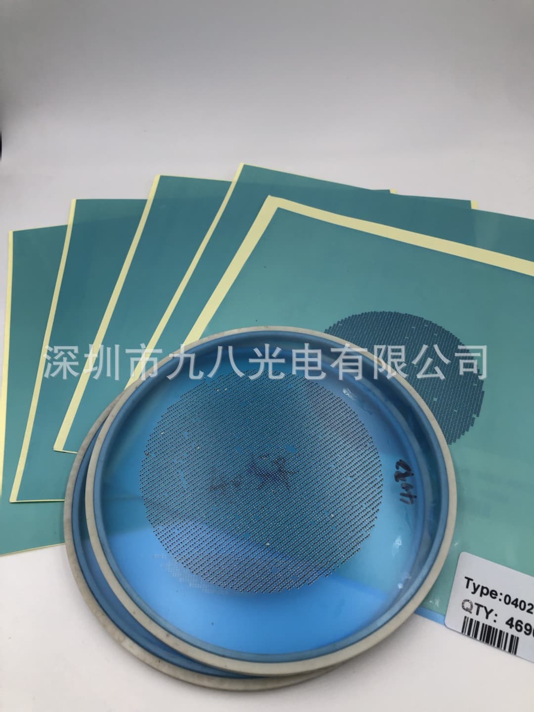 Resistor blue film, capacitor array blue film, 0603 blue film, 0402 blue film, LED blue film, array blue film