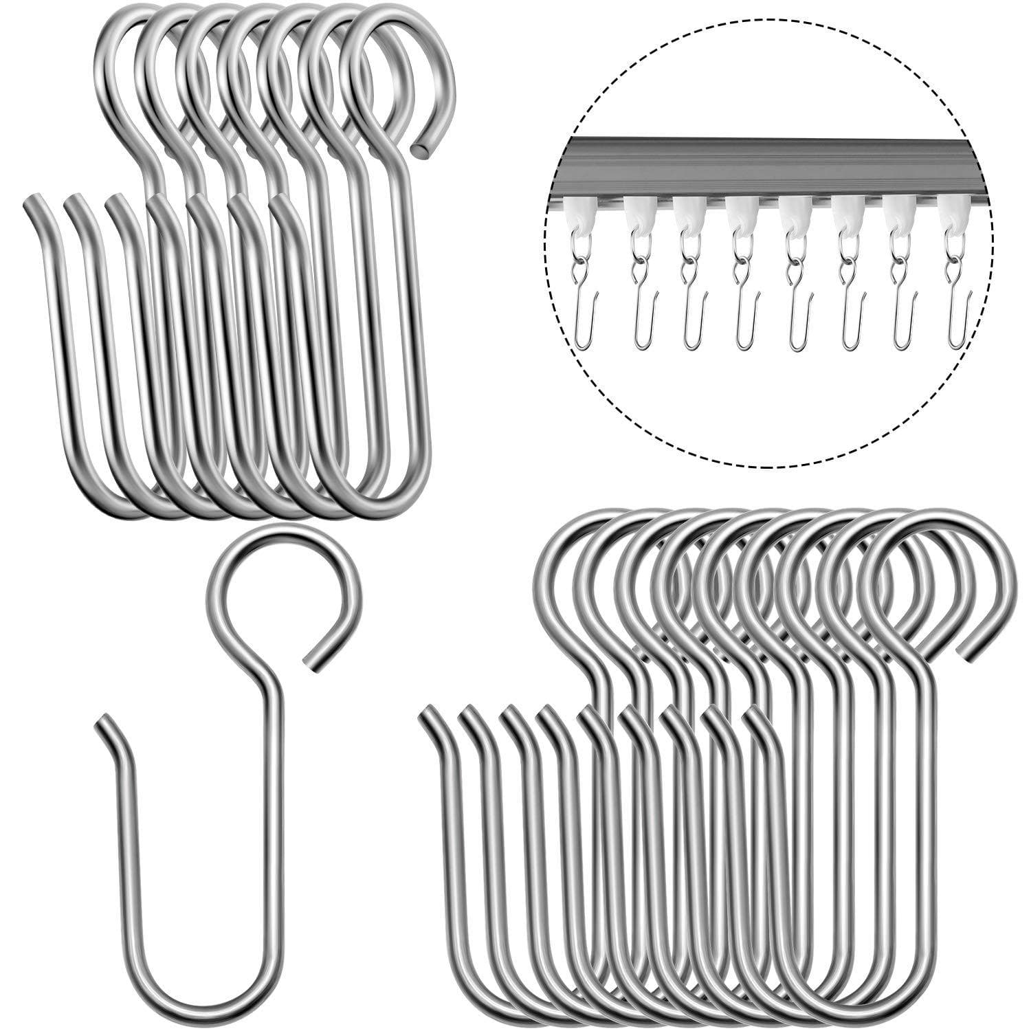 Cross-border Amazon Retail Drop Shipping Curtain Hook Curtain Accessories Multi-functional Metal Hook Curtain S-hook