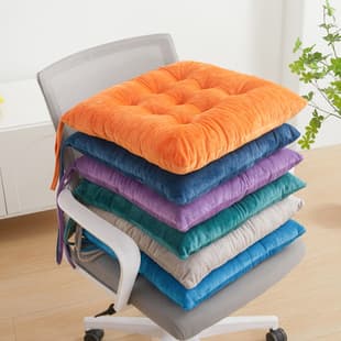 Amazon Best Seller Cushion Velvet Chair Pad Office Computer Chair Seat Cushion Thickened Sofa Cushion Winter