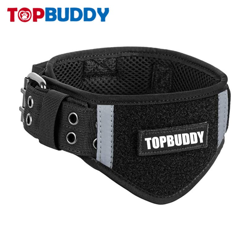 Creative Triangle Pet Collar with Velcro, 3.8cm Wide Pet Neck Collar for Large Dogs