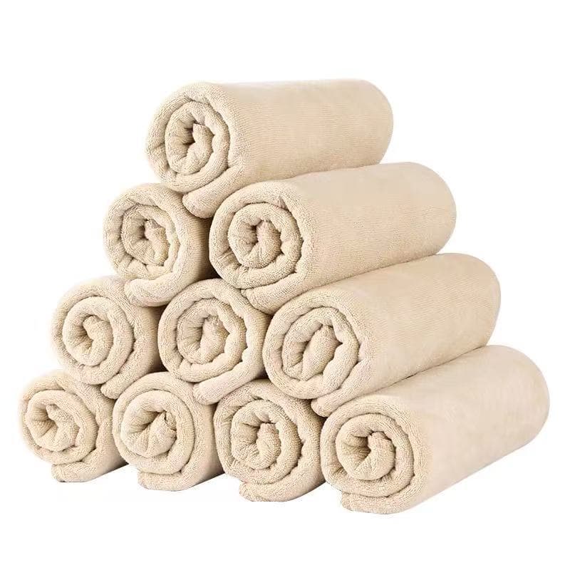 Thickened Custom Logo Towel for Beauty Salon and Barber Shop, Super Absorbent and Lint-Free Hair Wrap Towel