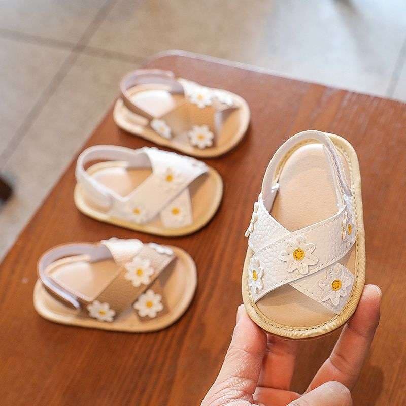 Baby Soft Sole Walking Shoes Infant Soft Sole Baby Princess Shoes Summer Sandals
