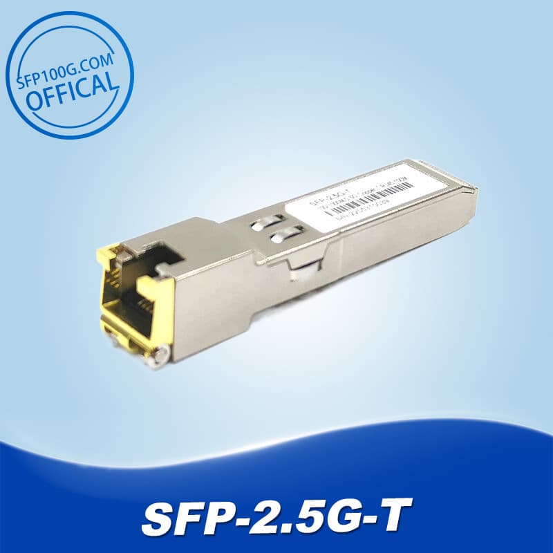SFP 2.5G Electrical Port Module RJ45 Fiber to Ethernet Transceiver, Compatible with TP-LINK, Factory Hot Sale