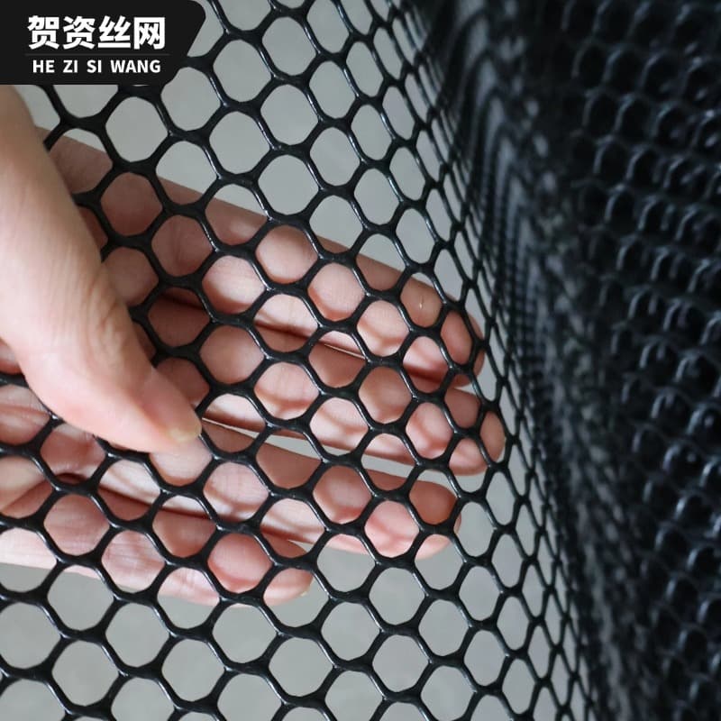 Black plastic cat-proof balcony safety grid, home security anti-theft window screen, poultry fencing for chickens and ducks