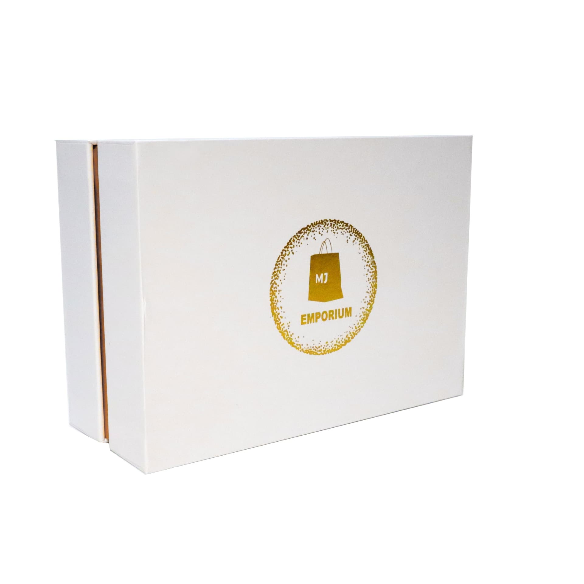 Customized Luxury Rigid Cardboard Packaging White Box Removable