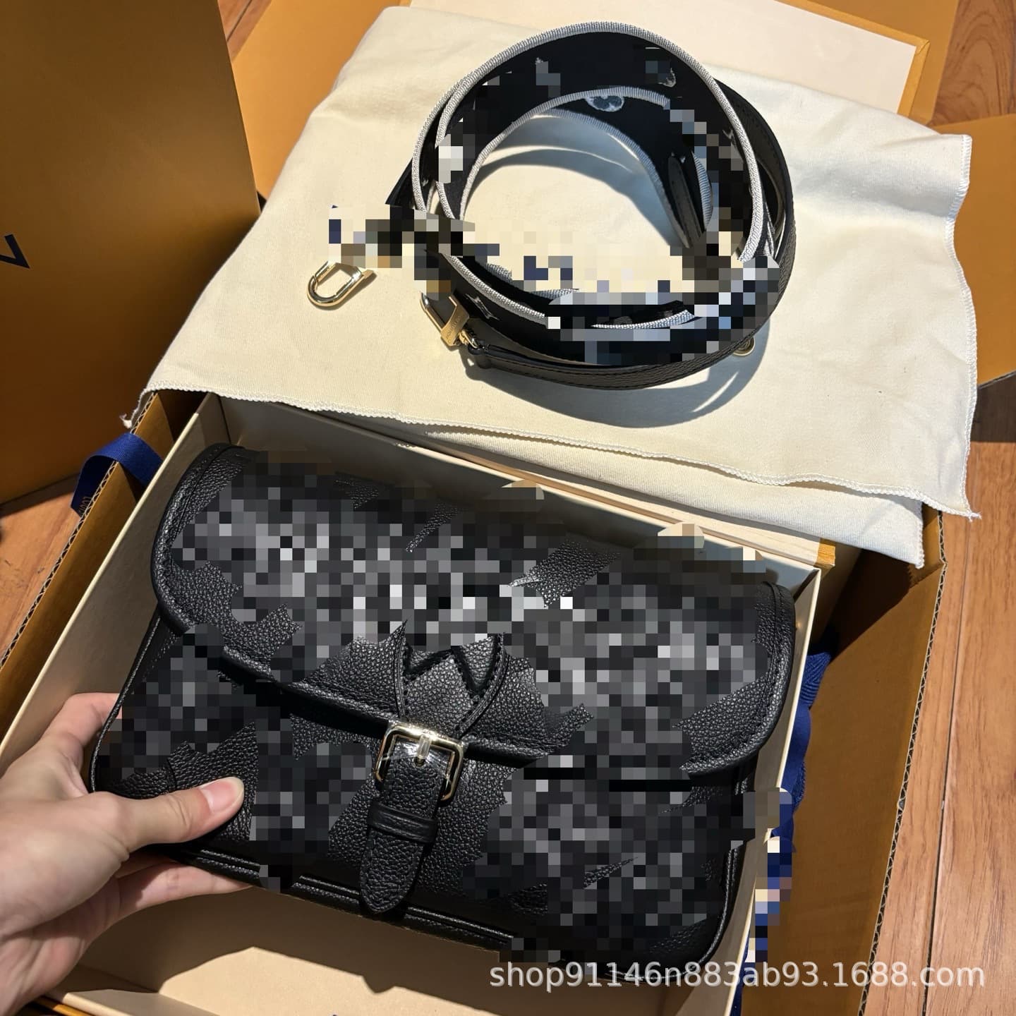 Donkey Bag DIANE Black Full Leather Baguette Handbag Women's Underarm Bag Handbag Shoulder Bag Crossbody Bag v Women