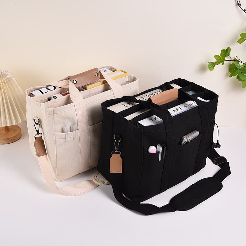 INS Fashion Multi-Functional Large-Capacity Mom Bag, Shoulder Crossbody Handbag, Canvas Tote, Hot-Selling In Stock