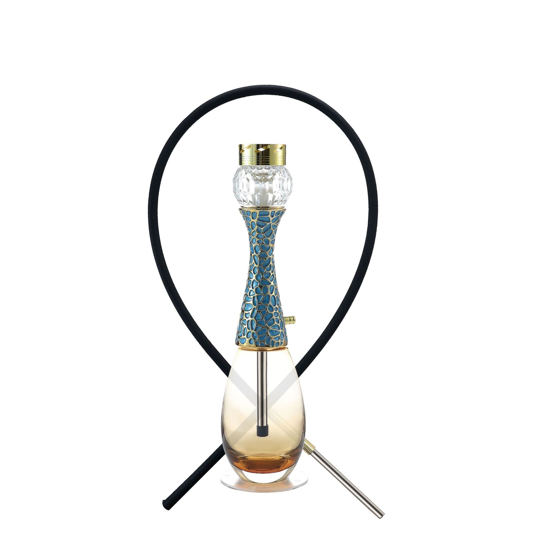 Bar KTV Arabic Hookah Light Luxury Classic European Perfume Bottle Shape Shisha Hookah