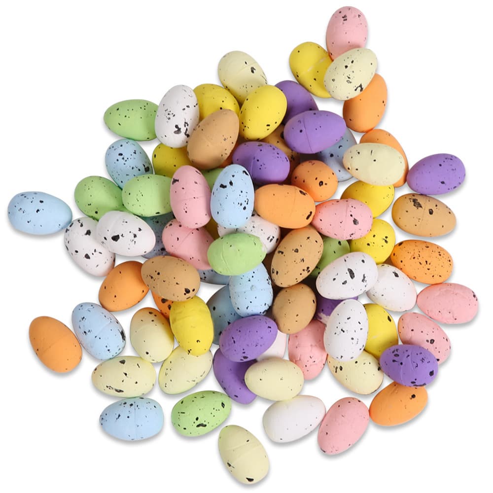 Easter Eggs Colorful Foam Speckled Eggs Bird Eggs Pigeon Eggs Holiday Decoration