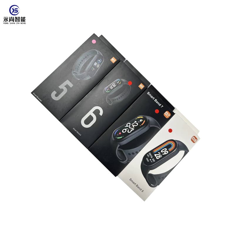Cross-border M5/M6/M7/M8 Smart Band Strap Bracelet Watch Wallpaper 13 Languages Factory Stock Watch Face