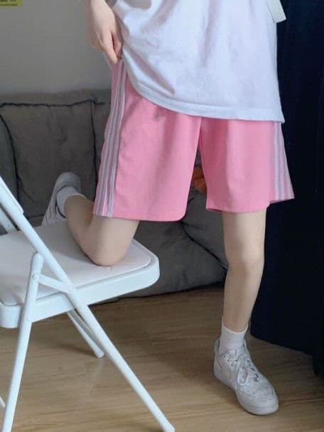 TikTok Hot-Selling 6535 Cotton Sports Shorts for Women, New Summer Loose Fit Slimming Versatile Wide-Leg 5-Inch Shorts, Trendy