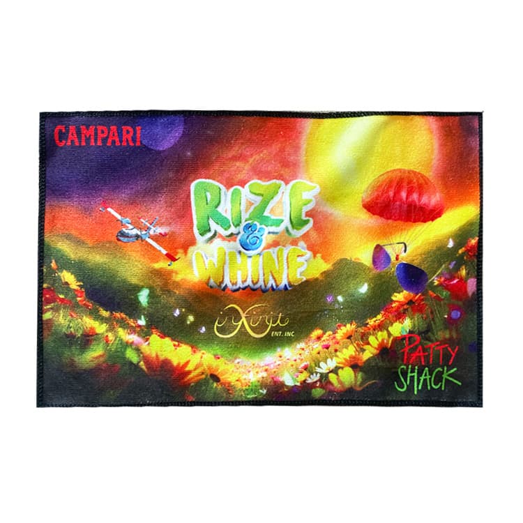 High-Definition Digital Printed Towel Pattern Custom Complex LOGO Gift Promotion Advertising Event Sports Rally Towel